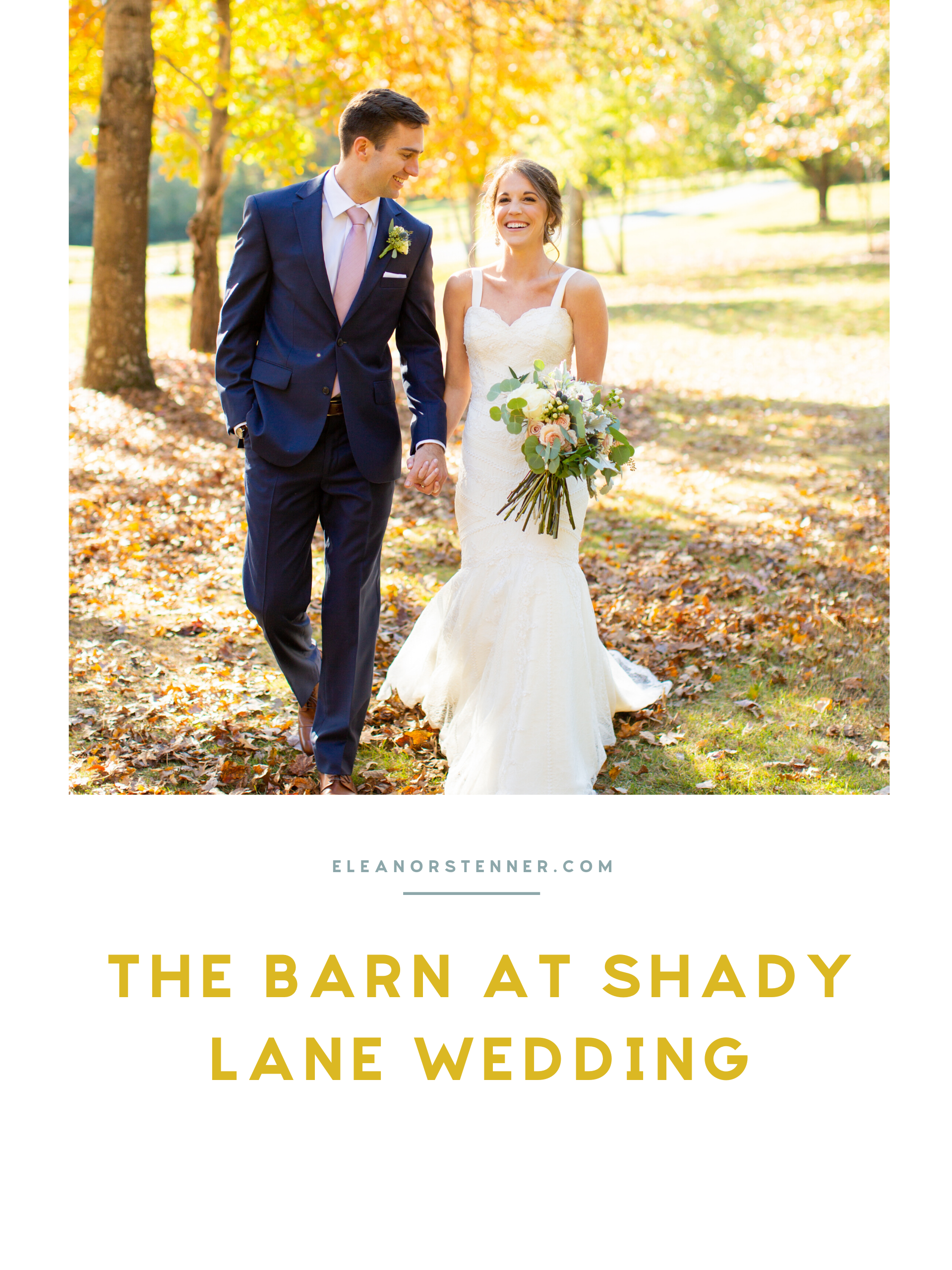 My best friend married the love of her life at The Barn at Shady Lane in Birmingham, Alabama. November weddings at the barn are just majestic!