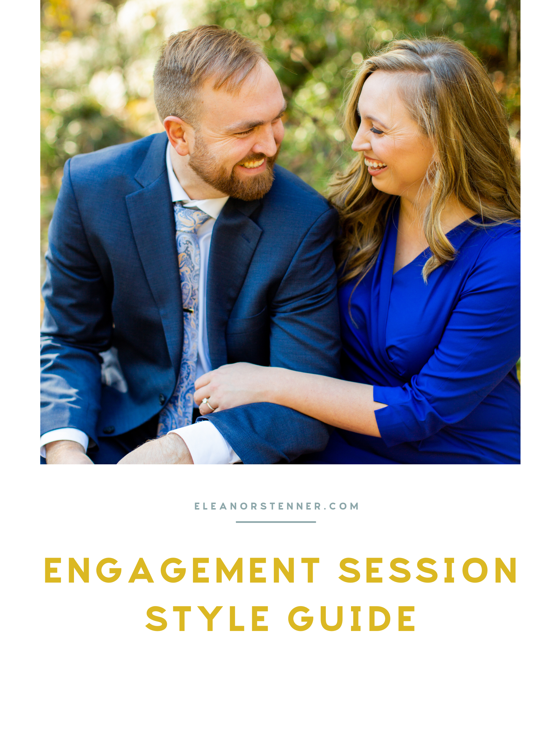 This is the big moment — when you take pictures that will end up on your save the date! Your engagement pictures communicate your personalitly.