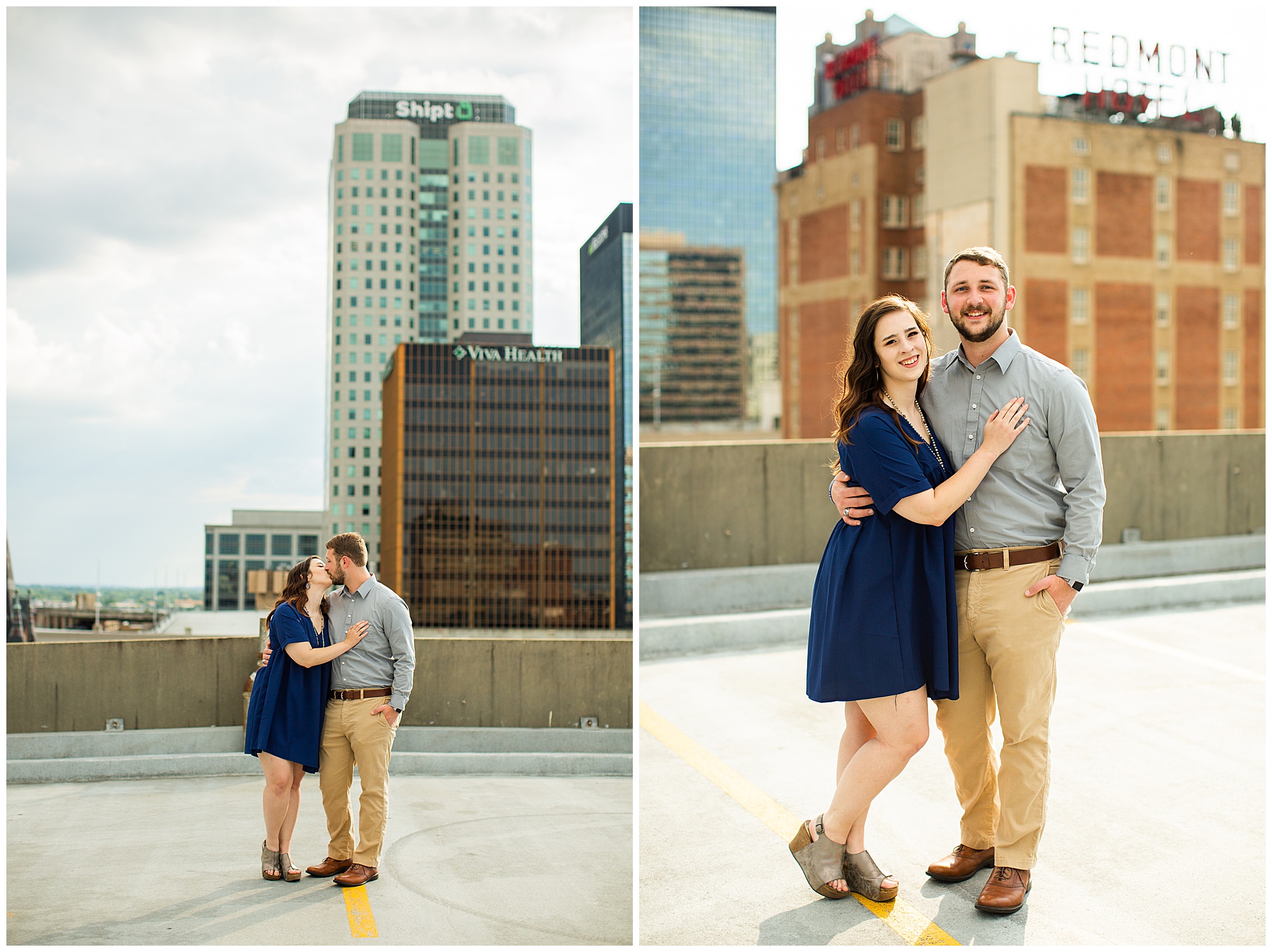 Downtown Birmingham Overlook Engagement Session: Katie + James